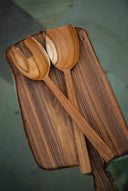 Couverts à salade chic sculptés