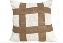 Natural linen cushion cover