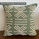 Natural linen cushion cover