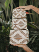Boite à offrandes de Bali à motif ethnique Alam