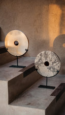 Disque en Marbre sur socle