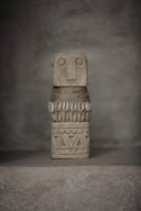 Sumba statue decorated with rope and Tali shells