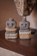 Mini statue Sumba corde et coquillages