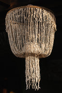 Balinese chandelier Medusa suspension in shells