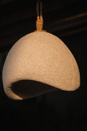 Suspension artisanale sablée Ivoire