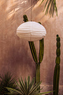 Suspension en lin Wabi Sabi - Ovale - Ki Decoration