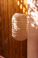 Wabi Sabi linen pendant light - Lantern