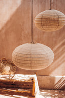 Suspension en lin Wabi Sabi - Ovale