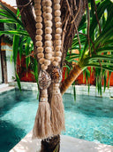 Grande suspension balinaise coquillage tigre