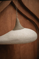 Suspension artisanale sablée claire