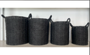 Panier de rangement en fibres naturelles "Sienna"
