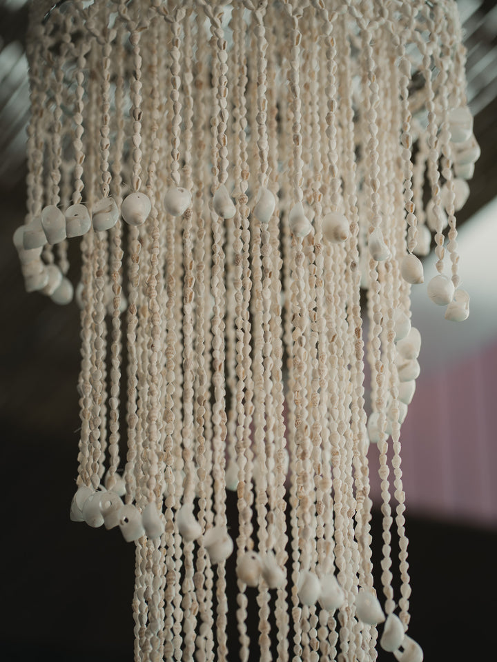 Balinese shell bohemian chandelier