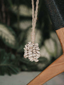 Balinese cowrie pendant lamp