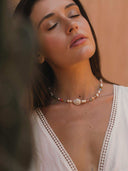 Natural pearl necklace