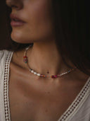 Colorful natural necklace