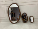 miroirs organiques en teck (shooting en cours)