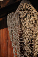 Lustre Balinais en Perles claire