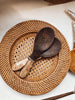 Grande cuillère en noix de coco et nacre