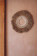 Décoration murale coquillages et alang-alang
