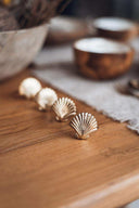 Rond de serviette en laiton coquillageRond de serviette en laiton coquillage