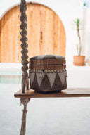 Boite perlée balinaise boho