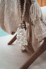 Balinese suspension in wooden beads and white shells