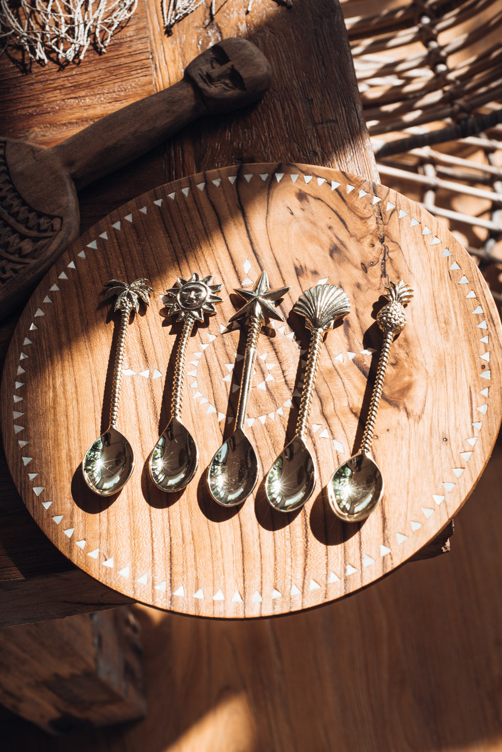 Petites cuillères en laiton Bali – Ki Decoration