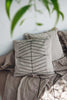 Ethnic pattern natural linen cushion cover