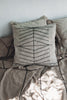 Ethnic pattern natural linen cushion cover