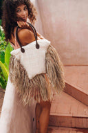 Sac de plage Boho à franges